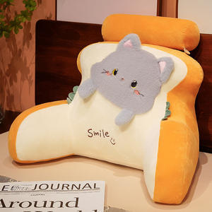 Coussin de chevet mignon avec housse douce, pour <span class=keywords><strong>la</strong></span> lecture au lit en dortoir, grand coussin de dossier, coussin de soutien lombaire, coussin décoratif pour canapé - Product Image 4