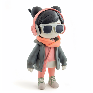 Figurines personnalisées en PVC et vinyle, figurines de personnage 3D, figurines de fille, jouets d'action - Product Image 3