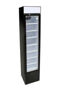 Refroidisseur de boissons Armoire de congélation verticale autoportante de 105 litres Réfrigérateur commercial de restaurant avec porte en verre - Product Image 6