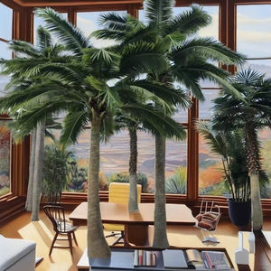 Longstar Palmiers et cocotiers artificiels géants d'intérieur/extérieur, verdure durable pour l'aménagement paysager d'intérieur - Product Image 2