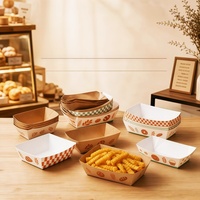 Plateaux en carton pour aliments avec fenêtre, pour l'emballage de sushis, sashimis, apéritifs et dim sum – Direct Usine