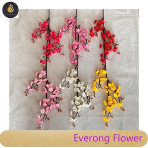 Venta al por mayor directa de buena calidad King of Plum Blossom Decor Flores artificiales al aire libre - Product Image 3