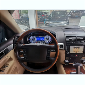 Pour Volkswagen Touareg 2003-2010, tableau de bord LCD complet avec surveillance de la vitesse et du carburant - Product Image 1