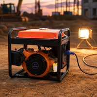 Générateur diesel à inverseur FUWANG Rural Power Swirl Chamber 2KW 6500DGS 220V 50HZ 196CC Démarrage par lanceur 3600 tr/min pour usage en construction