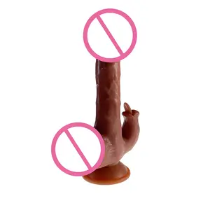 Usa Warehouse Remote Thrusting 15cm Lifelike Silicone Dildo Vibrator Sex Toys For Woman Artificial Rubber Penis Sex Product