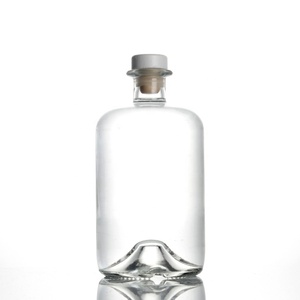 Rỗng trang trí thân mật rãnh dưới Thêm Flint rượu Whisky 750ml Gin rượu rum rượu mùi thủy tinh 700 ml ginebra chai - Product Image 5