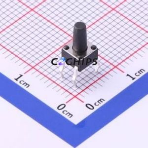 TC-1109-B-J Tactile Switch Through hole-4P,4.5x4.5mm Switch Single Pole Single Throw Round Button 1.6N Through Hole - Product Image 1