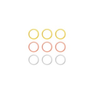 Marqueurs de mailles circulaires en métal pour tricot et <span class=keywords><strong>crochet</strong></span>, avec fermoir, colorés - Product Image 5