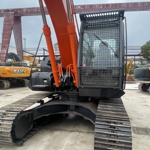รถขุดไฮดรอลิกแบบตีนตะขาบ HITACHI ZX200-5G ปี 2023 มือสอง ขนาด 20 ตัน พร้อมเครื่องยนต์และปั๊ม Isuzu สำหรับงานก่อสร้าง - Product Image 4