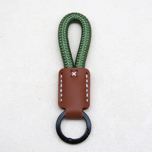 Handmade PU Leather Woven Rope <b>Car</b> Keychain Custom Printed Logo Key Ring Luxury Key Chain Bag <b>Hanging</b> Pendant <b>Accessories</b> Gift - Product Image 3
