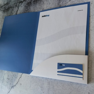 شعار مخصص الطباعة جيدة الجودة التجارية النشرة عرض مجلد - Product Image 5
