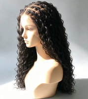 Perruque complète en dentelle HD personnalisée en cheveux humains vierges birmans, densité 180%, cheveux bouclés, vente en gros