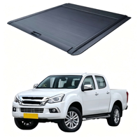 Couverture de benne électrique enroulable en aluminium pour pick-up, étanche et sécurisée