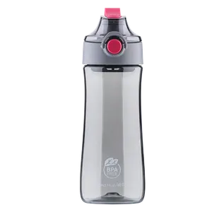 Bottiglia d'acqua quadrata tazza sportiva bottiglia d'acqua di grande capacità tazza Fitness viaggio all'aperto bottiglia d'acqua portatile bevitore