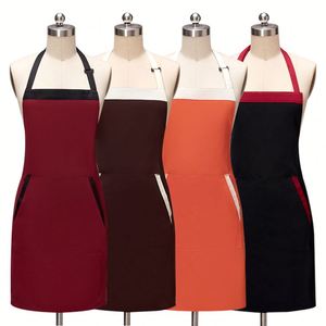 High Quality Fabric Custom Pattern 360g Workwear Oil Proof <b>Aprons</b> Garden <b>Apron</b> Antifouling <b>Kitchen</b> <b>Aprons</b> Women - Product Image 1