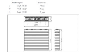 بطارية ليثيوم حديد فوسفات قابلة لإعادة الشحن GBS 3.<span class=keywords><strong>2</strong></span> فولت 400 أمبير في الساعة مع ضمان لمدة عامين لتخزين الطاقة الشمسية - Product Image 4