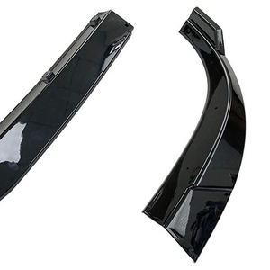 Lèvre avant pour Mercedes-Benz Classe C W204 2012-2014, motif carbone noir, plastique, version sport - Product Image 2