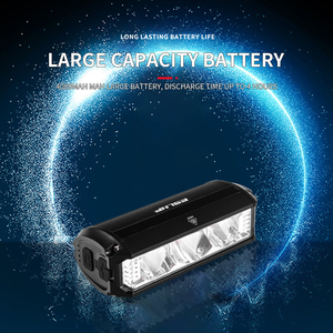 1700 lumen hình chữ nhật đi xe đạp sạc ánh sáng phía trước không thấm nước USB xe đạp đèn <span class=keywords><strong>LED</strong></span> - Product Image 4