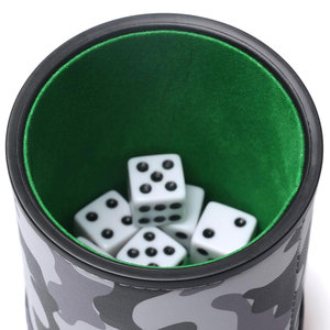 Service OEM – Gobelets à dés en cuir haut de gamme faits à la main, logo personnalisé, couleur sur mesure, pour jeux classiques, divertissement sportif, 1 pièce - Product Image 2