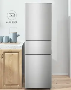 冷蔵庫家庭用3ドア小型省エネ冷凍冷凍庫ミュート冷蔵庫寮オフィス