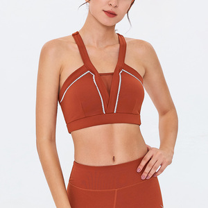En gros haute qualité <span class=keywords><strong>Sport</strong></span> Tops Tenues D'entraînement Rembourré À Bretelles femmes soutien-gorge de yoga - Product Image 2