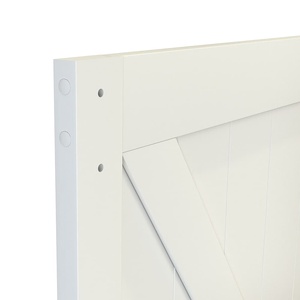 Chất Lượng Cao MDF Thủ Đúc Nội Thất PVC Bảng Điều Chỉnh Trượt Thiết Kế Mộc Mạc K Phong Cách Knocked Xuống Phiên Bản Tự Làm Bằng Gỗ Barn Door - Product Image 6