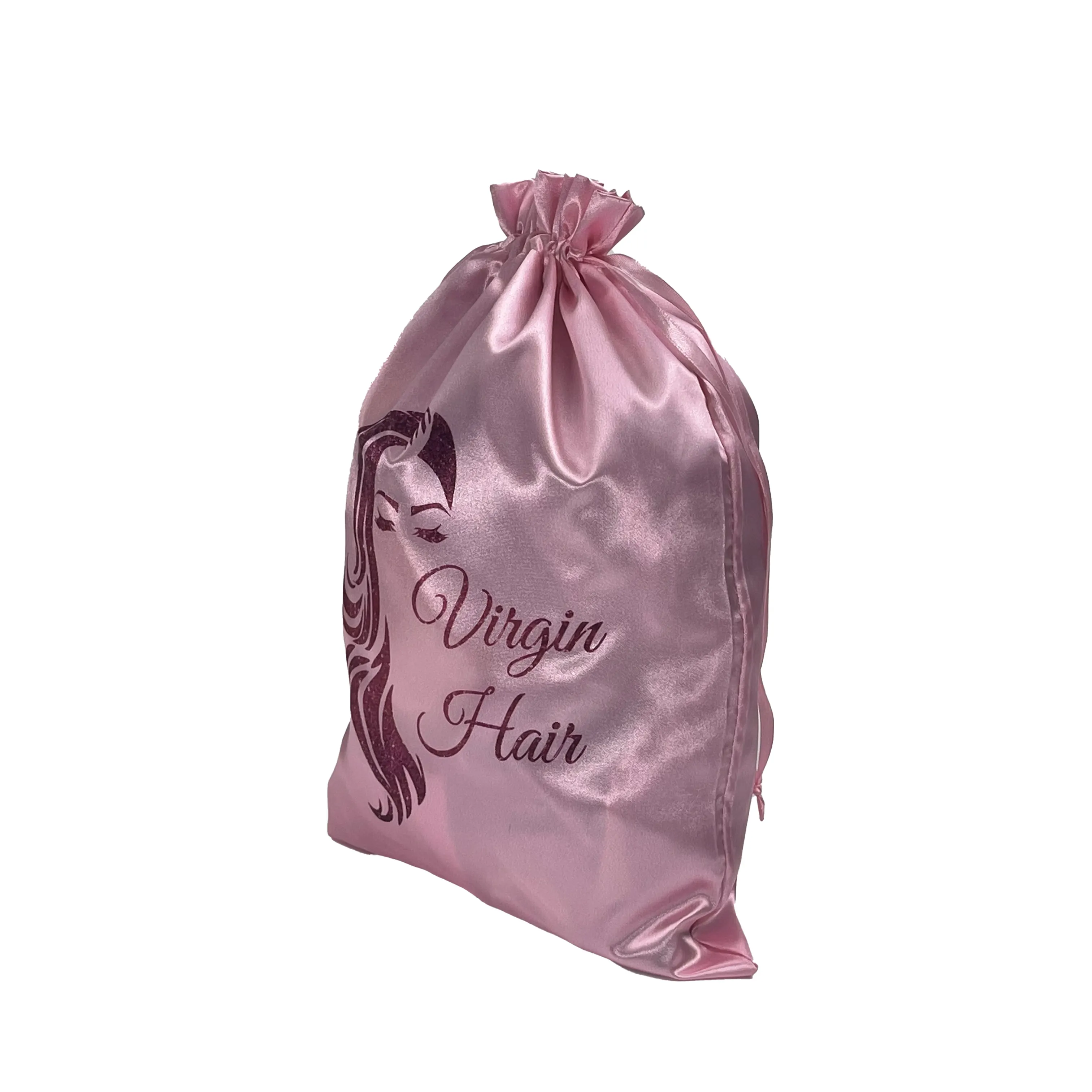 Hair Packing Factory Price Satin Bag Custom Lingerie Satin Bag With Custom Logo