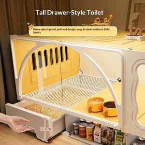 Customized Multi Drawer Storage Cat House Enclosure Indoor Outdoor Pet Habitat Modern Cat Villa Dog Cage Pet Cages Dog <b>Crate</b> - Product Image 4