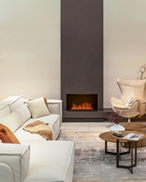 Chimenea eléctrica Led de lujo 3D, soporte de Tv para decoración de muebles de sala de estar, chimenea de piedra de mármol de 800 cm, quema de carbón