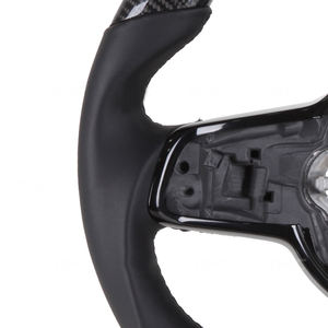 Volante deportivo de fibra de carbono Real personalizado de fábrica para VW <span class=keywords><strong>Golf</strong></span> R <span class=keywords><strong>GTI</strong></span> <span class=keywords><strong>MK7</strong></span> 7,5 Real - Product Image 4