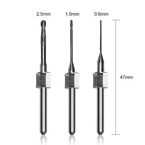 Fresas Dentales Gusrom Amann Girrbach-<span class=keywords><strong>D</strong></span> para Laboratorio, <span class=keywords><strong>CAD</strong></span>/CAM, Recubrimiento DLC, Acero, Zirconia, Clase II, 150-250V AC - Product Image 4