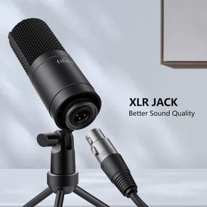 การ์ดเสียงมิกเซอร์เสียงสำหรับเดสก์ท็อป พร้อมไมโครโฟนคอนเดนเซอร์แบบ USB ตัดเสียงรบกวน และดีไซน์พกพาสำหรับใช้งานในสตูดิโอ - Product Image 3