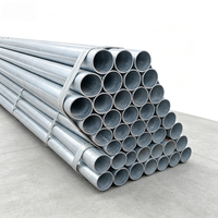 Conduite en acier non allié galvanisé à chaud pour la protection des câbles, applications de tuyauterie structurelle, norme GB, certifiée ISO 9001