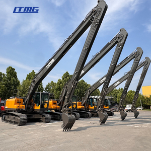 Excavadora sobre orugas LTMG 18Ton 21Ton 23 Ton con motor importado de excavadora resistente con pluma de largo alcance de 18m - Product Image 1