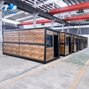 บ้านสำเร็จรูปขนาด 20 ฟุต แบบโมดูลาร์ สำหรับสวน สำนักงานเคลื่อนที่ บ้านสำเร็จรูปขนาดเล็กหรูหรา พับเก็บได้ บ้านคอนเทนเนอร์แบบพับได้ - Product Image 2