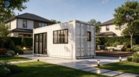 Villa Conteneur Skyacross Entièrement Équipée, Respirante, Moderne et Pliable – Prête à Habiter – Mini Maison Modulaire Préfabriquée