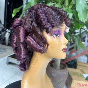 Perruque en dentelle 100% cheveux humains vietnamiens, lisse et raide, vague corporelle, 13*4 4*4, perruque transparente brute - Product Image 1