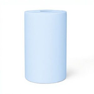 Krclean Multi-Purpose <b>Paper</b> Household Cleaning Wipes <b>Roll</b> <b>Blue</b> Plain Style Absorbent Round Kitchen Use Vietnam OEM Supply - Product Image 1