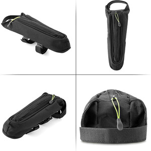<span class=keywords><strong>Sac</strong></span> de vélo Top Tube, <span class=keywords><strong>sac</strong></span> de cadre de vélo pour accessoires de <span class=keywords><strong>course</strong></span> de triathlon et de cyclisme, pochette de vélo Tri Premium à profil bas pour réduire la traînée - Product Image 2