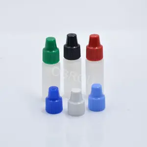 Высококачественная пустая бутылка для жидкости 3 мл, маленькая пластиковая бутылка LDPE, бутылки с пипеткой 3 мл, оптовая продажа