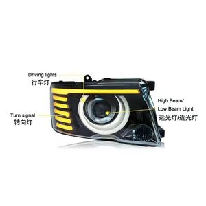 Faros delanteros compatibles con los modelos Nissan Patrol Y61 de 2004-2022, incluyendo faros LED y faros láser. - Product Image 3