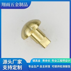 Brass Custom Machined Screws Internal Hex Turning Precision Finishing Max 20mm Dia 80mm Length <b>Fasteners</b> - Product Image 2
