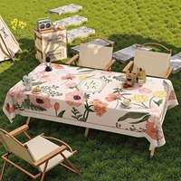 Nappe de camping et pique-nique de style américain en PVC, imperméable, résistante à l'huile, durable, pliable, protection solaire