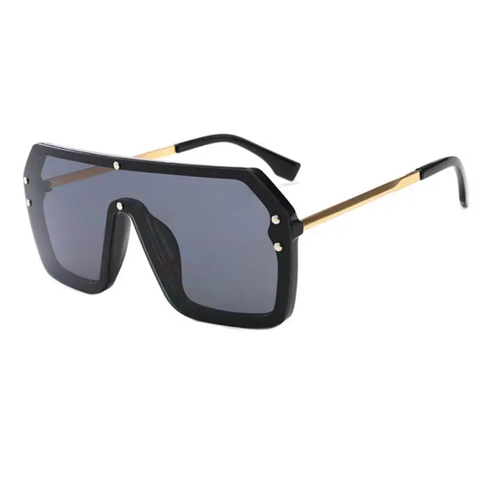 Brand your own sunglasses square Fashion 2021 One Piece Lens Designer Men Women UV400 Sunglasses