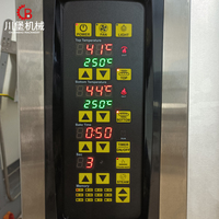 Oven Listrik Sirkulasi Udara Panas Komersial 3 Lapis Peralatan Bakery Gaya Eropa dengan Alas Batu