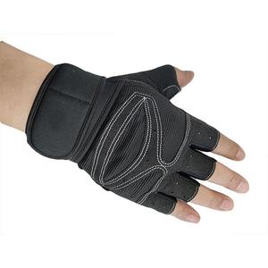 NEW Men Cycling <b>Gloves</b> Bike Half Finger Bicycle Padded <b>Fingerless</b> Sports US - Product Image 1