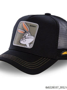 Gorra de Béisbol con Parche de Conejo y Pato de Dibujos Animados, Gorra de Malla de Verano con Diseño de Animales, Gorra de Camionero Estilo Americano - Product Image 5