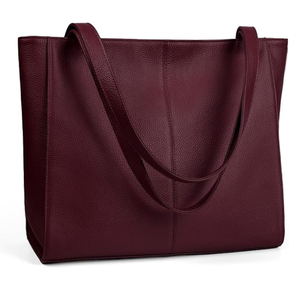 Sac fourre-tout minimaliste en cuir PU pour femme, couleur unie, ouverture supérieure, sac à main décontracté pour tous les jours - Product Image 3
