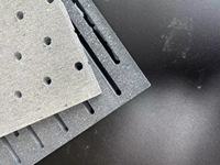 Panneau acoustique en céramique de haute qualité à bas prix pour studio d'enregistrement, théâtre, salle de concert, très efficace pour les fréquences élevées