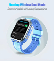 Montre connectée pour enfants D55 4G, écran carré IPS, fréquence cardiaque, écran 1,83 pouces, Android 8.1, navigation GPS, réveil, calendrier, sans fil